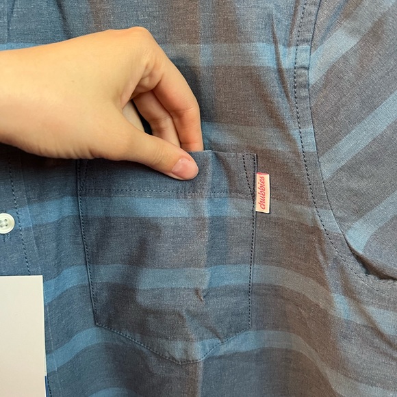 Chubbies - Men’s SS Slim Fit Button-Up Top - Pattern: the Downtowner - Size: M - Picture 6 of 16